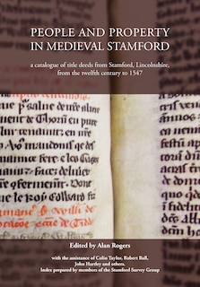 Front cover_People and Property in Medieval Stamford