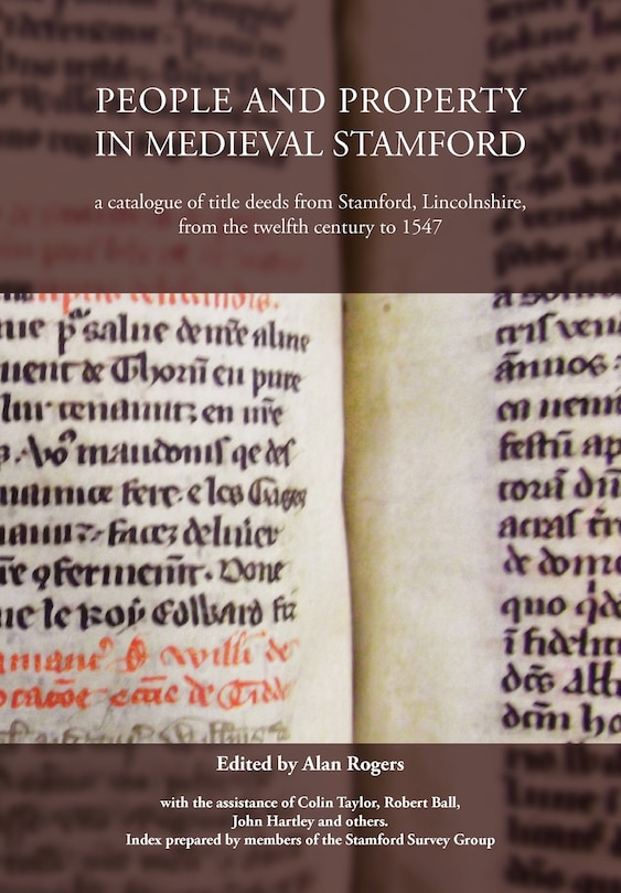 Front cover_People and Property in Medieval Stamford