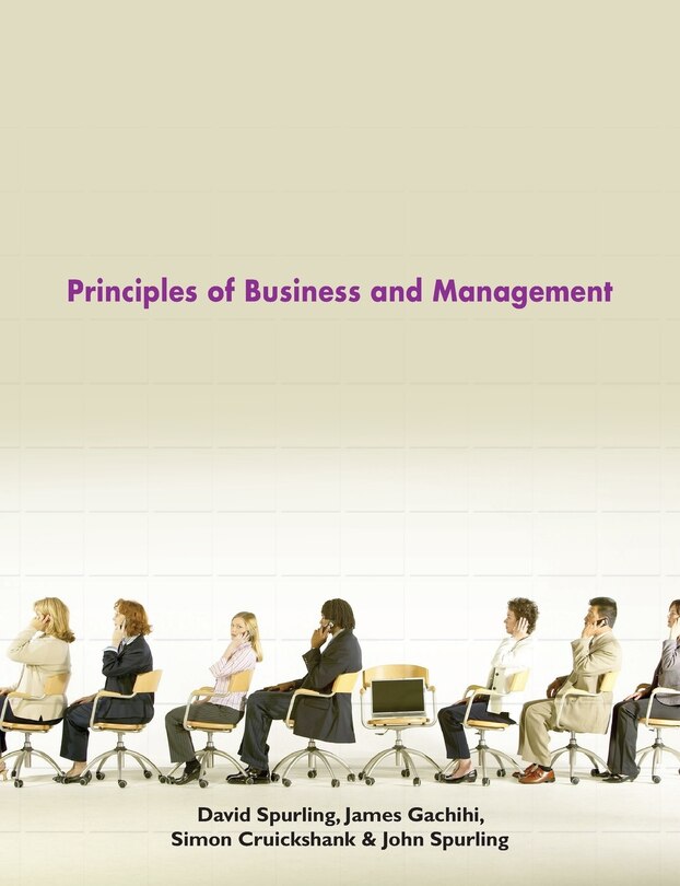 Front cover_Principles of Business and Management