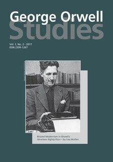Couverture_George Orwell Studies Vol.1 No.2
