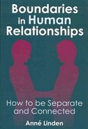 Front cover_Boundaries In Human Relationships