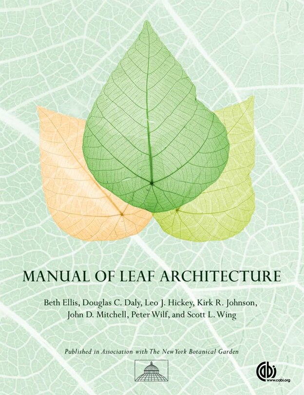 Front cover_Manual of Leaf Architecture