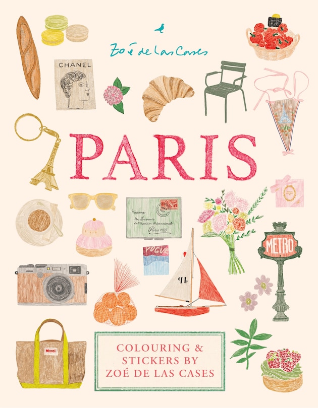 Couverture_Paris: Colouring and stickers by Zo&eacute; de Las Cases
