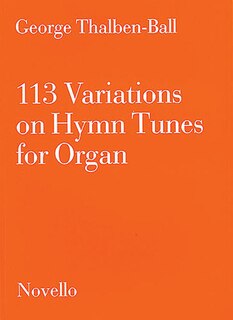 Couverture_113 Variations On Hymn Tunes For Organ