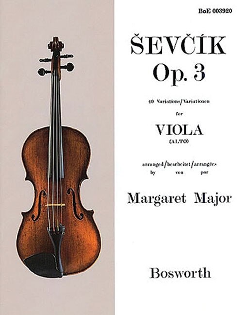 Sevcik for Viola - Opus 3: 40 Variations