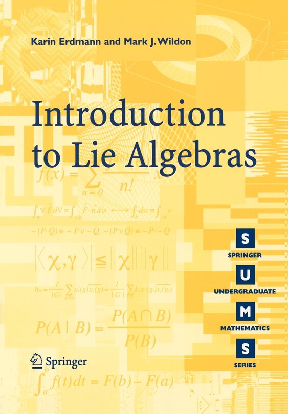 Front cover_Introduction to Lie Algebras