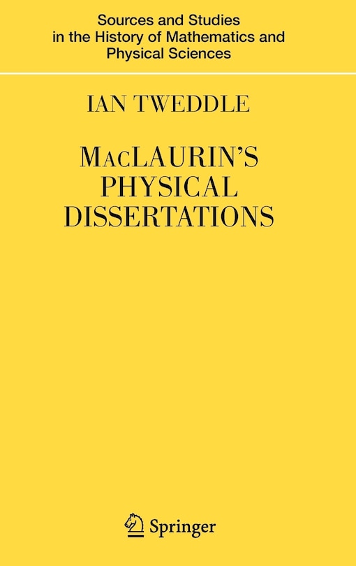 Front cover_MacLaurin's Physical Dissertations