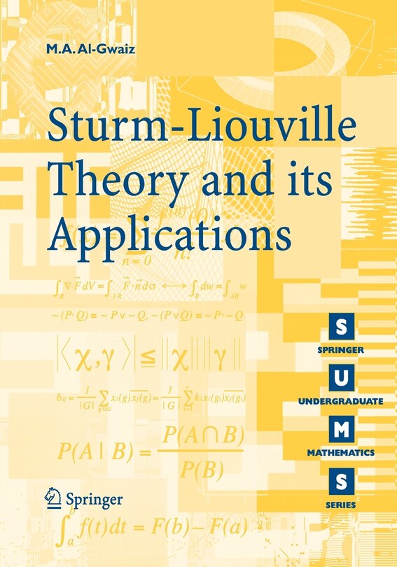 Front cover_Sturm-liouville Theory And Its Applications