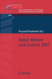 Front cover_Robot Motion and Control 2007