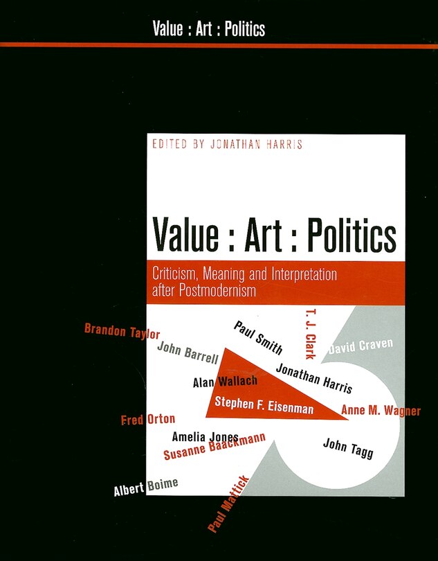 Couverture_Value, Art, Politics