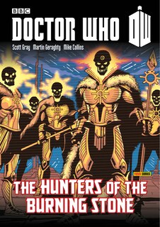 Front cover_Doctor Who: Hunters Of The Burning Stone