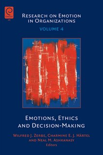 Front cover_Emotions, Ethics and Decision-Making