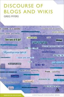 Front cover_The Discourse of Blogs and Wikis