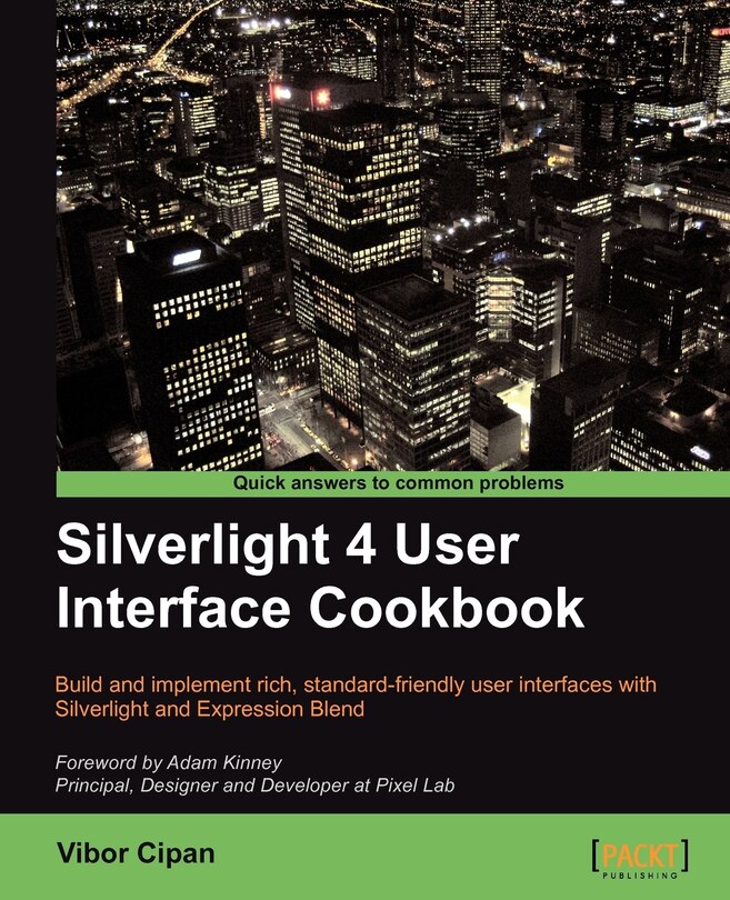 Front cover_Silverlight 4 User Interface Cookbook