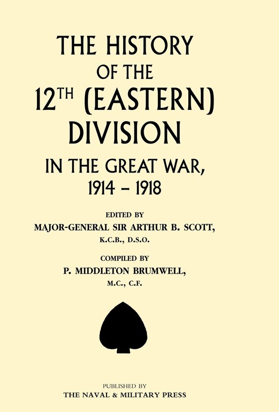 Couverture_History Of The 12th (eastern) Division In The Great War