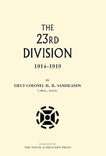 Front cover_Twenty-third Division 1914-1919