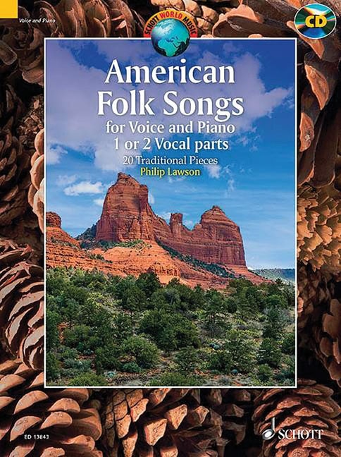 Front cover_American Folk Songs: 20 Traditional Pieces
