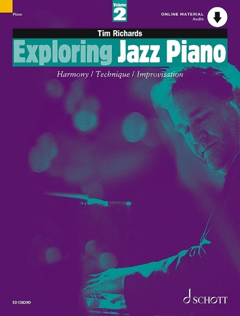 Front cover_Exploring Jazz Piano - Volume 2 - Book/Online Audio