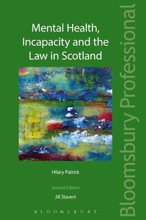 Front cover_Mental Health, Incapacity And The Law In Scotland