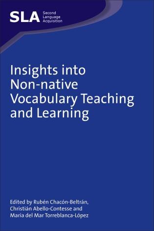 Couverture_Insights into Non-native Vocabulary Teaching and Learning