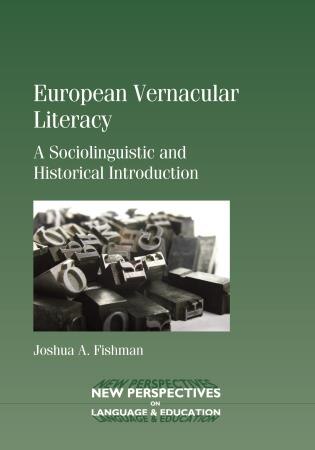 Front cover_European Vernacular Literacy