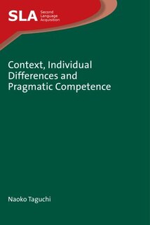 Couverture_Context, Individual Differences and Pragmatic Competence