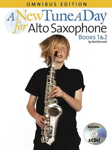 Front cover_A New Tune a Day: Alto Saxophone Books 1 & 2 Omnibus Edition - Book/Online Audio