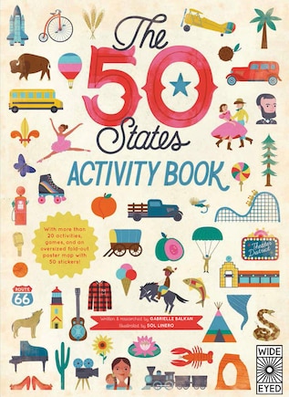 The 50 States: Activity Book: Maps of the 50 States of the USA