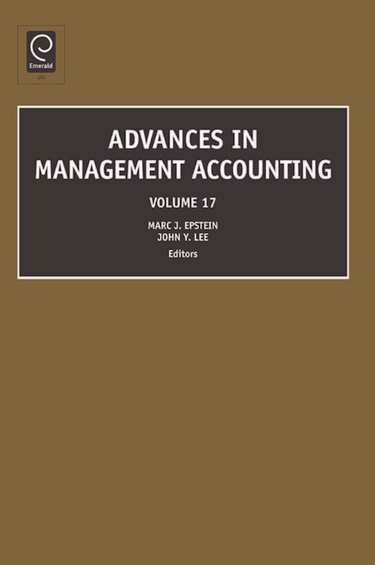 Front cover_Advances in Management Accounting