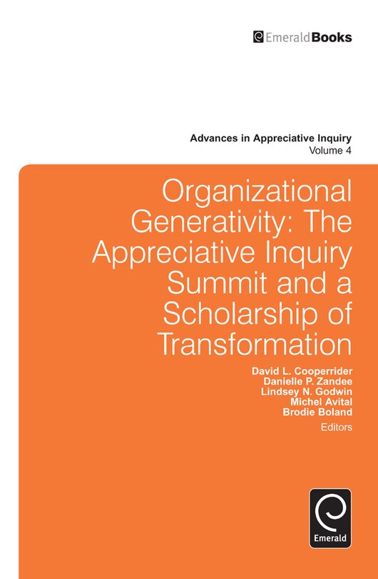 Front cover_Organizational Generativity