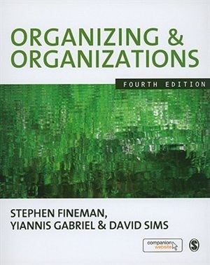 Front cover_Organizing & Organizations