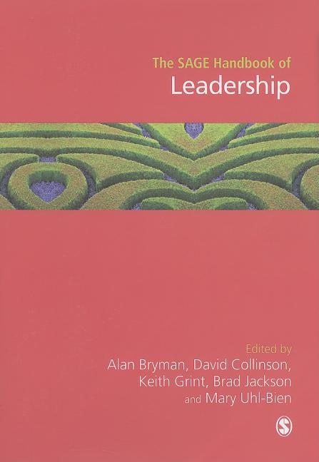 Front cover_The Sage Handbook Of Leadership