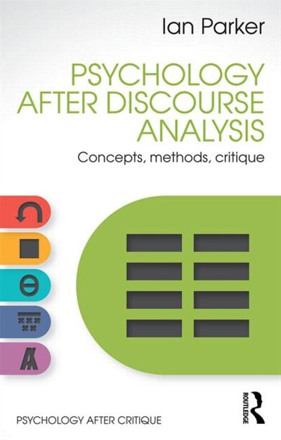 Front cover_Psychology After Discourse Analysis