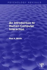 Front cover_An Introduction to Human-Computer Interaction (Psychology Revivals)