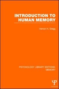 Couverture_Introduction To Human Memory (ple