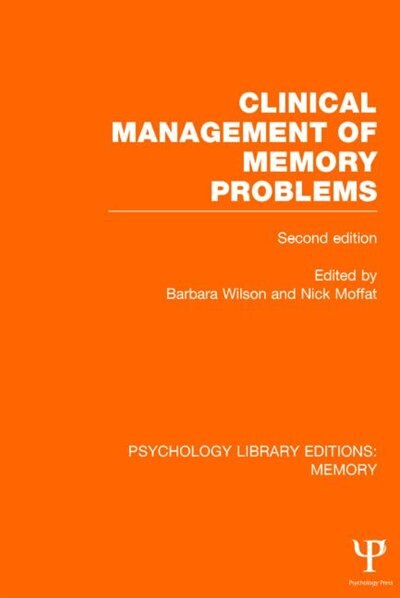Couverture_Clinical Management Of Memory Problems (2nd Edn) (ple