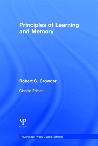 Couverture_Principles Of Learning And Memory