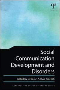 Front cover_Social Communication Development And Disorders