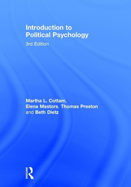 Front cover_Introduction to Political Psychology