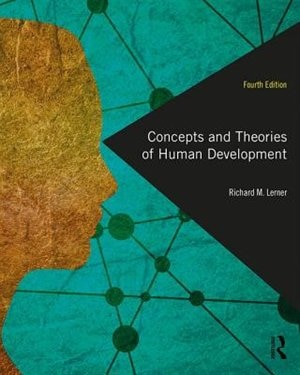 Couverture_Concepts And Theories Of Human Development