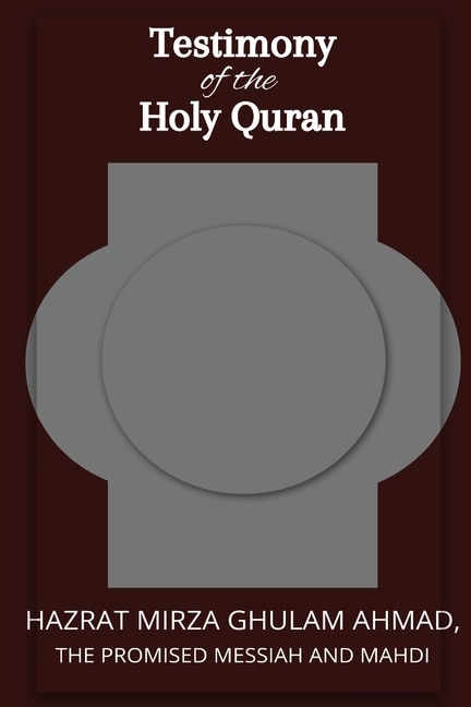 Front cover_Testimon y of the Holy Quran