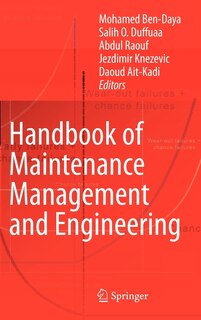 Couverture_Handbook of Maintenance Management and Engineering