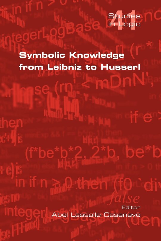 Couverture_Symbolic Knowledge From Leibniz To Husserl