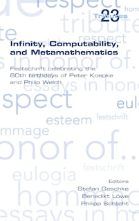 Front cover_Infinity, Computability and Metamathematics
