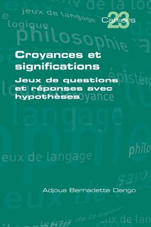 Front cover_Croyances et significations