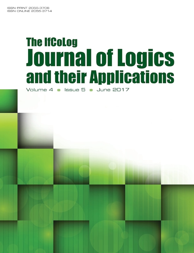 Front cover_Ifcolog Journal of Logics and their Applications. Volume 4, number 5