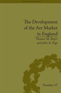 Front cover_The Development Of The Art Market In England