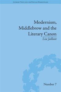 Front cover_Modernism, Middlebrow And The Literary Canon