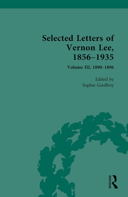 Couverture_Selected Letters of Vernon Lee, 1856-1935