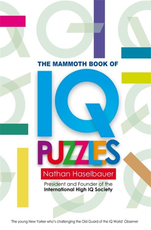 Front cover_The Mammoth Book of New IQ Puzzles